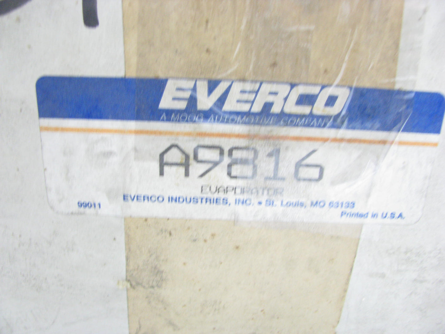Everco A9816 A/C Evaporator Core