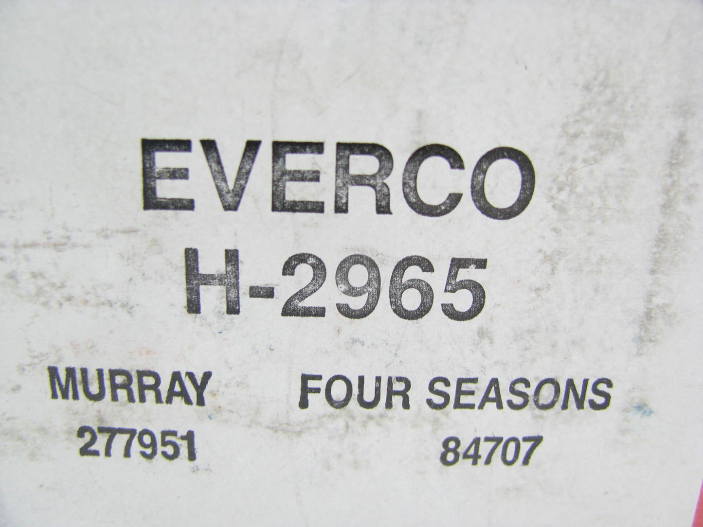 Everco H-2965 A/C Heater Control Valve - Shut Off Valve - 84707 277951
