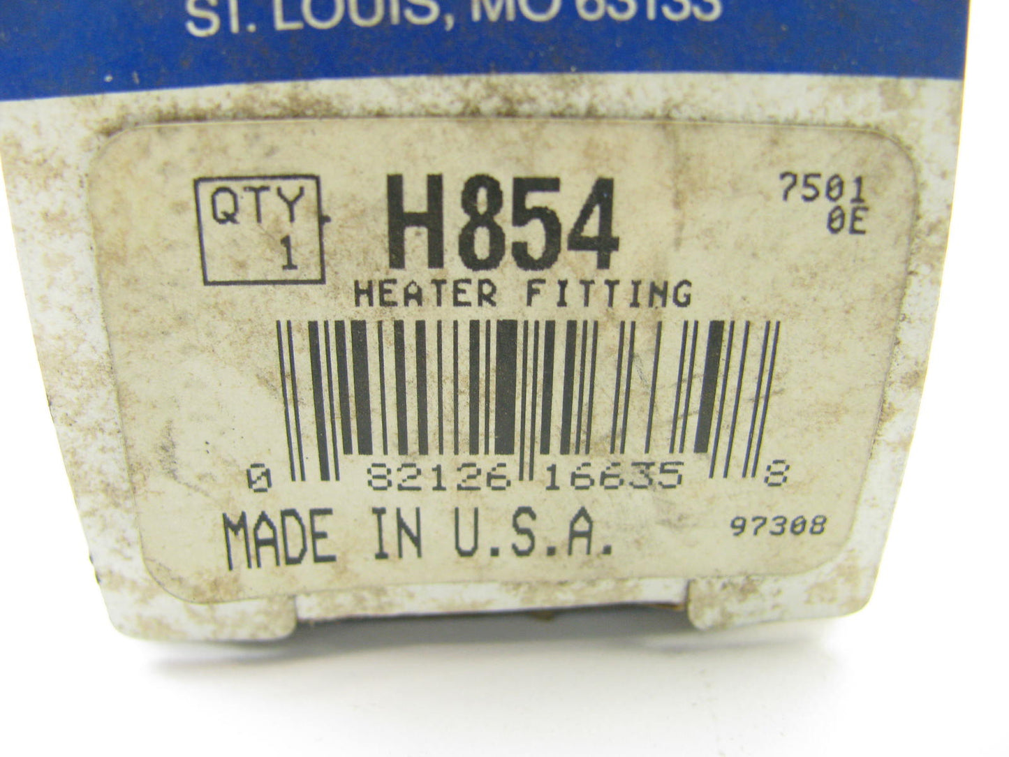 Everco H854 Heater Hose Connector Fitting - 5/8'' In - 18 - Straight Fitting