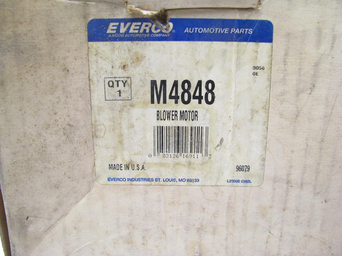 Everco M4848 Engine Cooling Fan Motor