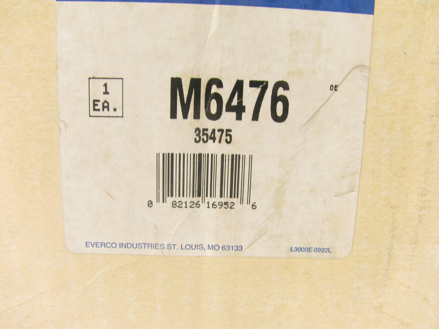 Everco M6476 HVAC Blower Motor Without Wheel Front - 35475
