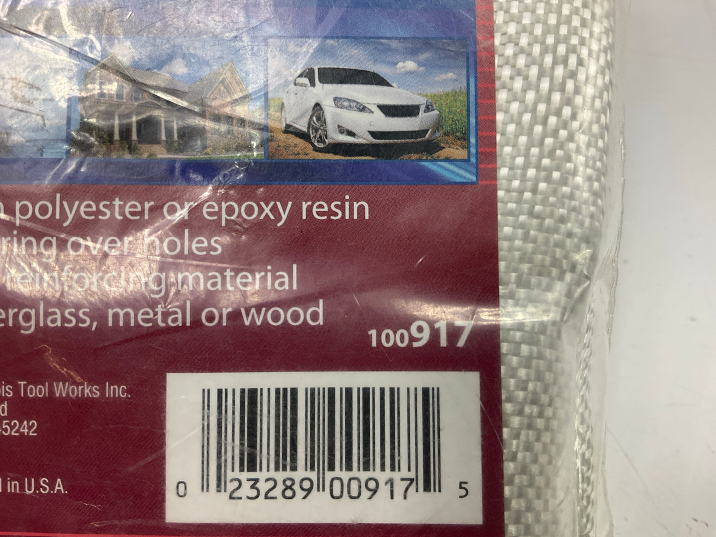 Evercoat 100917 Sea-Glass Woven Fiberglass Cloth 38'' X 1 Yard