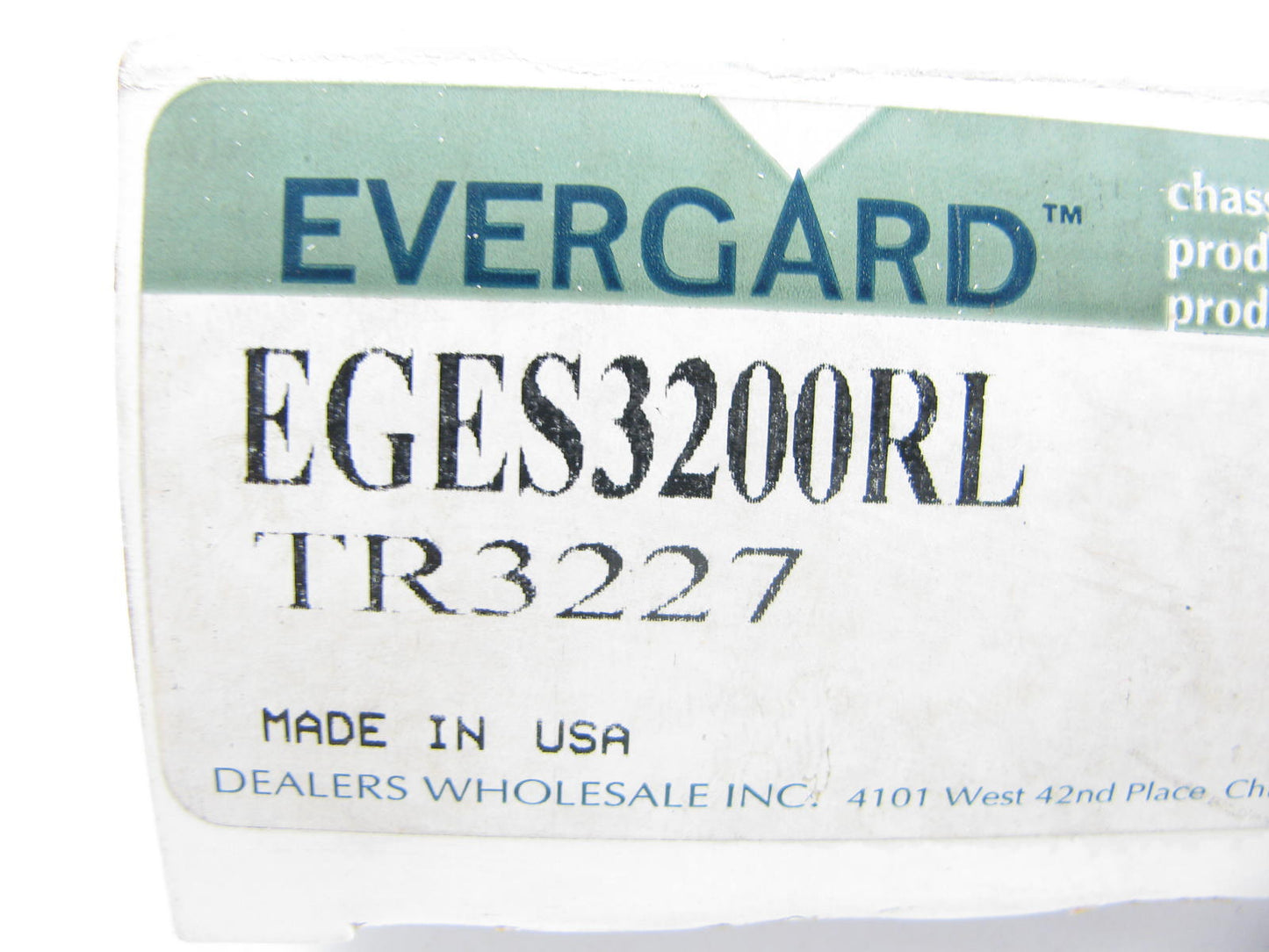 Evergard EGES3200RL OUTER Steering Tie Rod End Interchange # ES3200RL