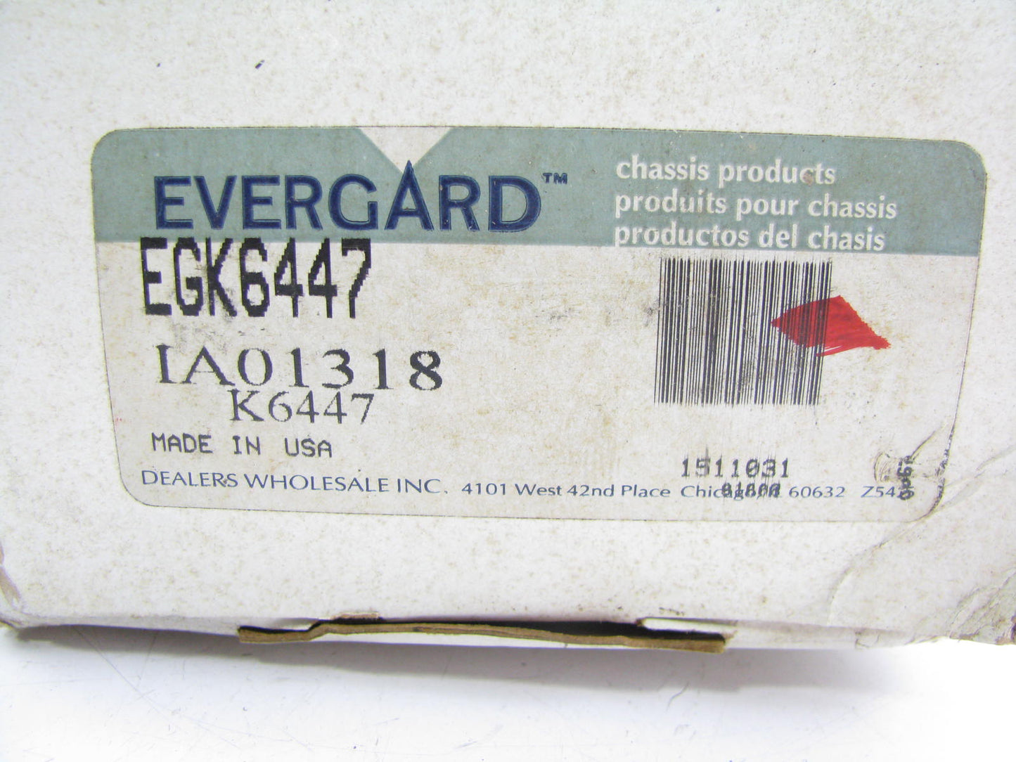 Evergard EGK6447 Steering Idler Arm