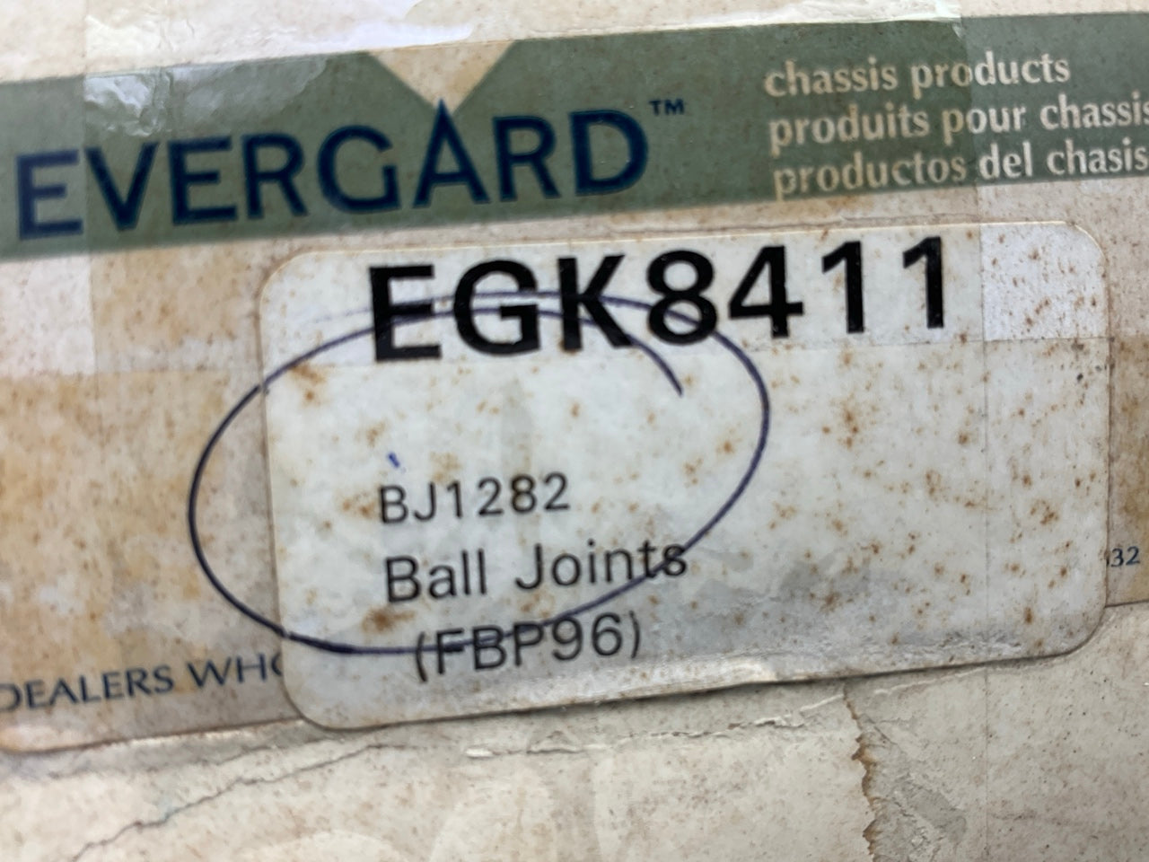 Evergard EGK8411 FRONT LOWER Suspension Ball Joint - 4WD ONLY