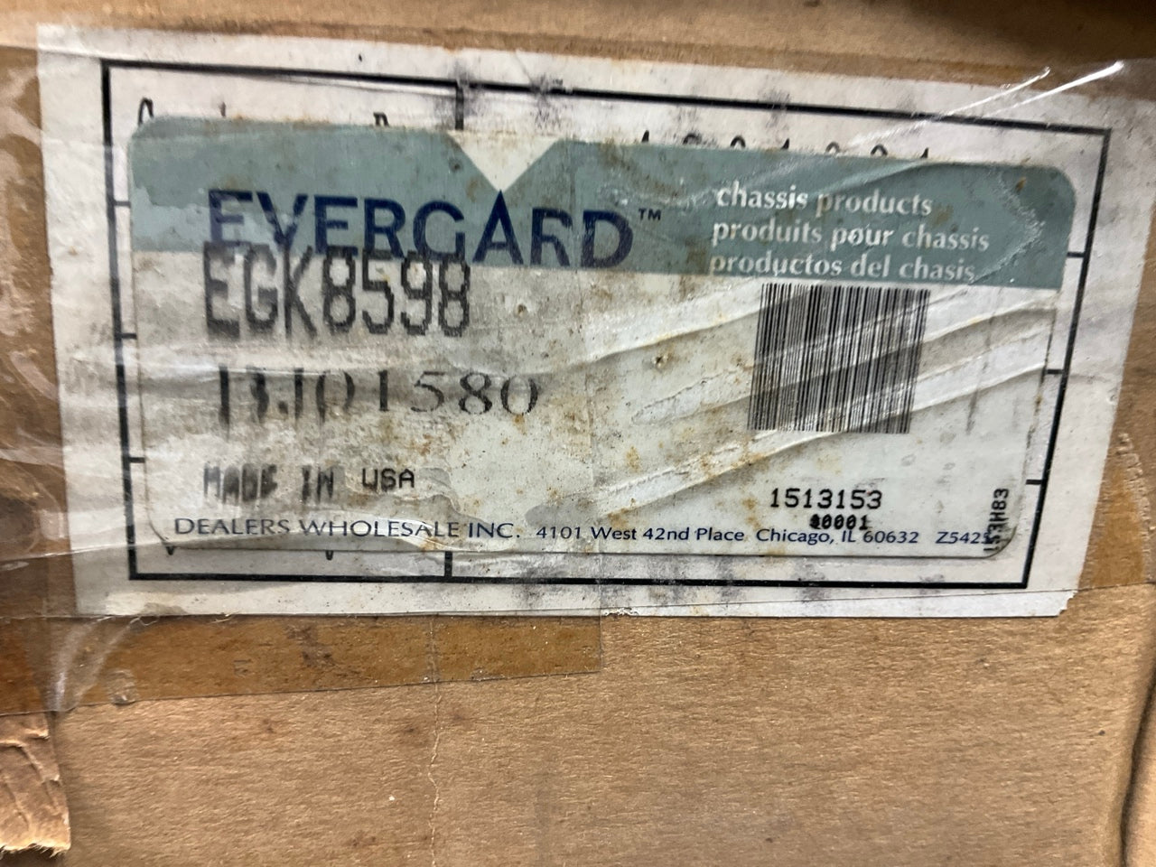 Evergard EGK8598 Front Right Upper Suspension Control Arm And Ball Joint