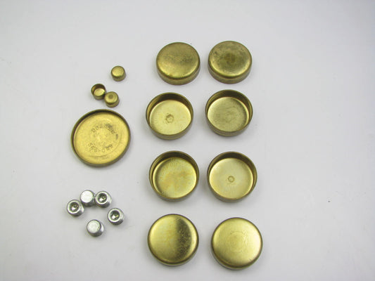 Expand-tite 02660 Brass Freeze Expansion Plug Set - Chevrolet Small Block SBC V8