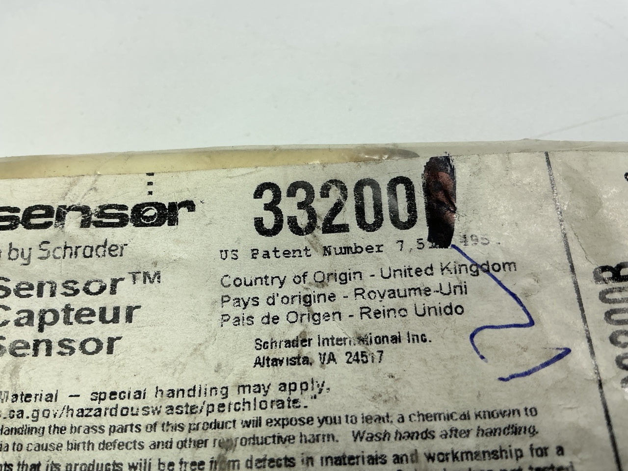 Ez-sensor 33200 TPMS Tire Pressure Monitor Sensor
