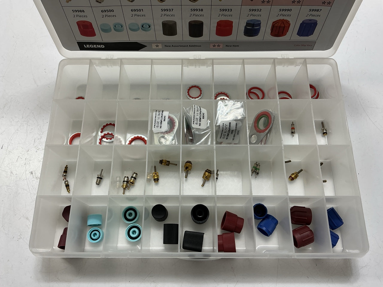 Factory Air 24818 Black A/C O-Ring Tech Tray Assortment Kit