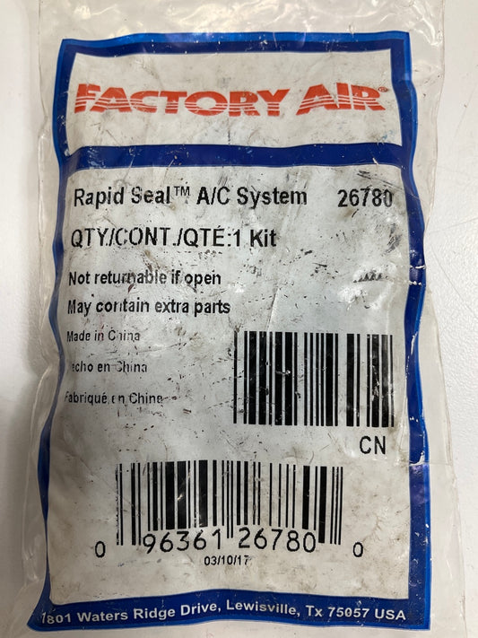 Factory Air 26780 A/C System Valve Core And Cap Kit