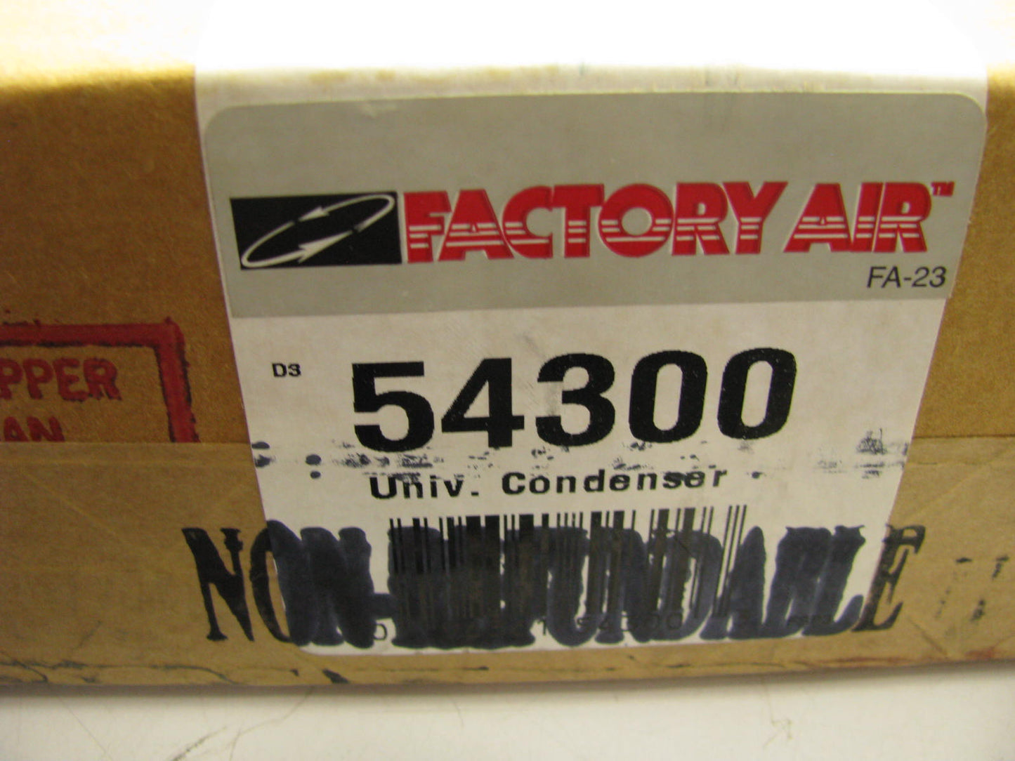 Factory Air 54300 UNIVERSAL A/C Condenser - 1 1/4'' X 14'' X 16''