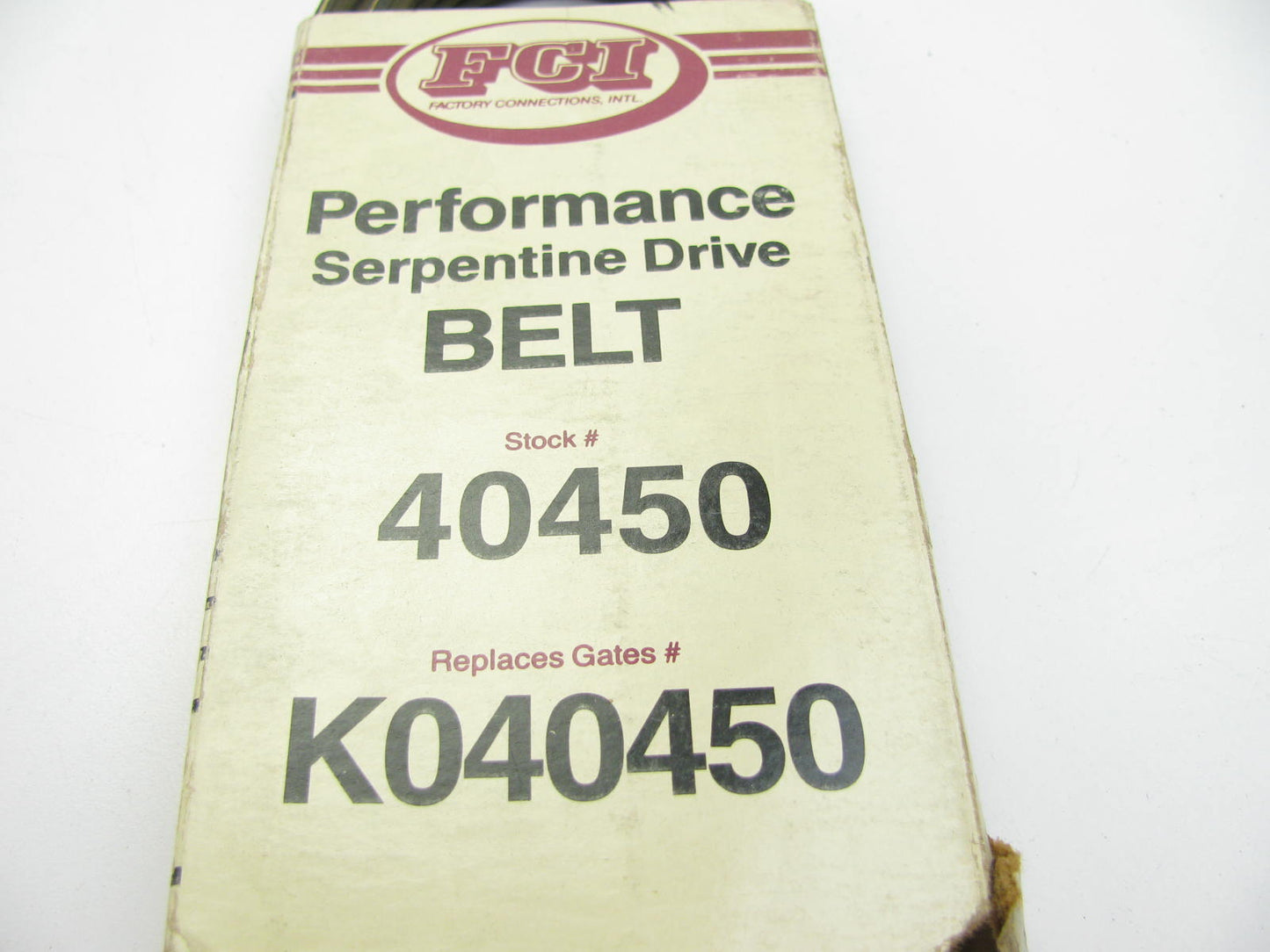 FCI 40450 Serpentine Belt - 0.56'' X 45.50'' - 4 Ribs