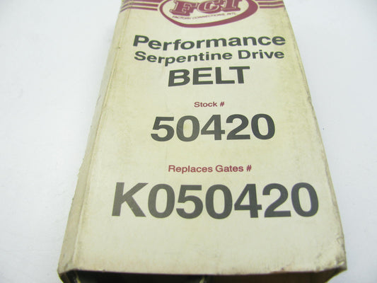 FCI 50420 Serpentine Belt - 0.69'' X 42.00'' - 5 Ribs