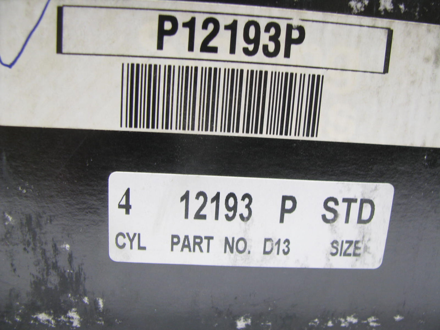 (4) Federal Mogul 12193P Engine Piston - Standard 1971-1977 Mazda 1.6L-L4