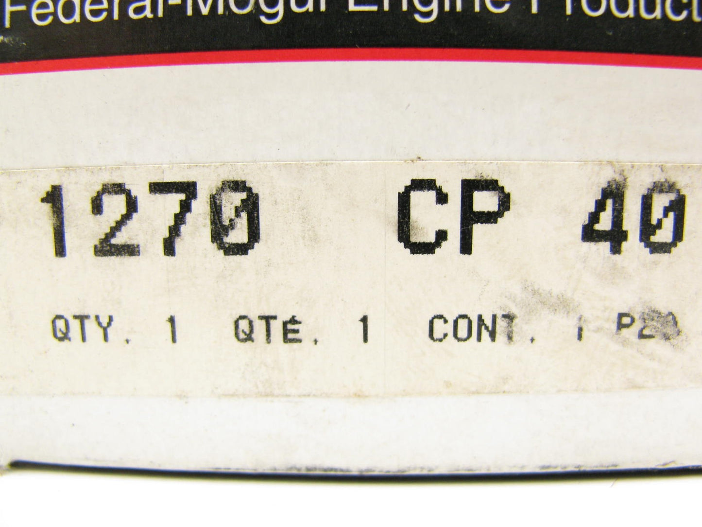 Federal Mogul 1270CP40 Connecting Rod Bearing .040'' 59-62 IHC 372 406 450 501