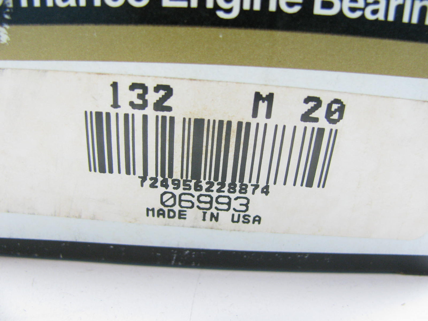 Federal Mogul 132M20 Engine Main Bearings .020'' Chevrolet SBC Large Journal