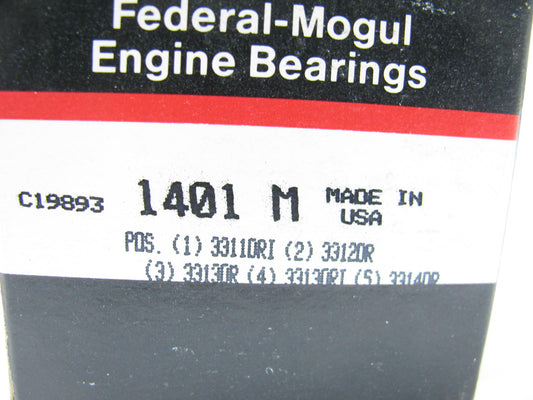 Federal Mogul 1401M Camshaft Bearings For 66-91 Jeep AMC 290 304 343 360 390 401