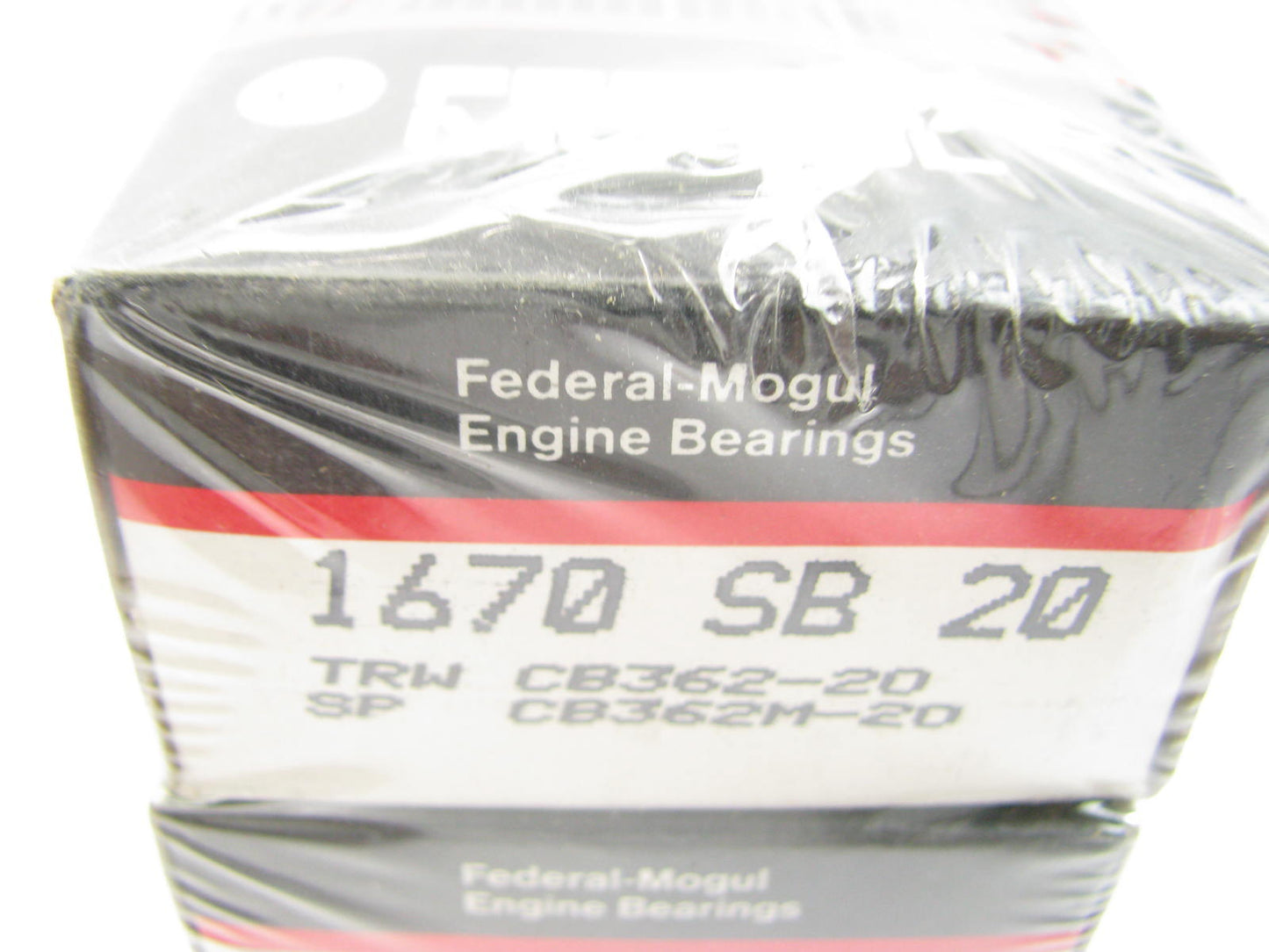 (4) Federal Mogul 1670SB-20 Connecting Rod Bearings .020'' Continental Z120