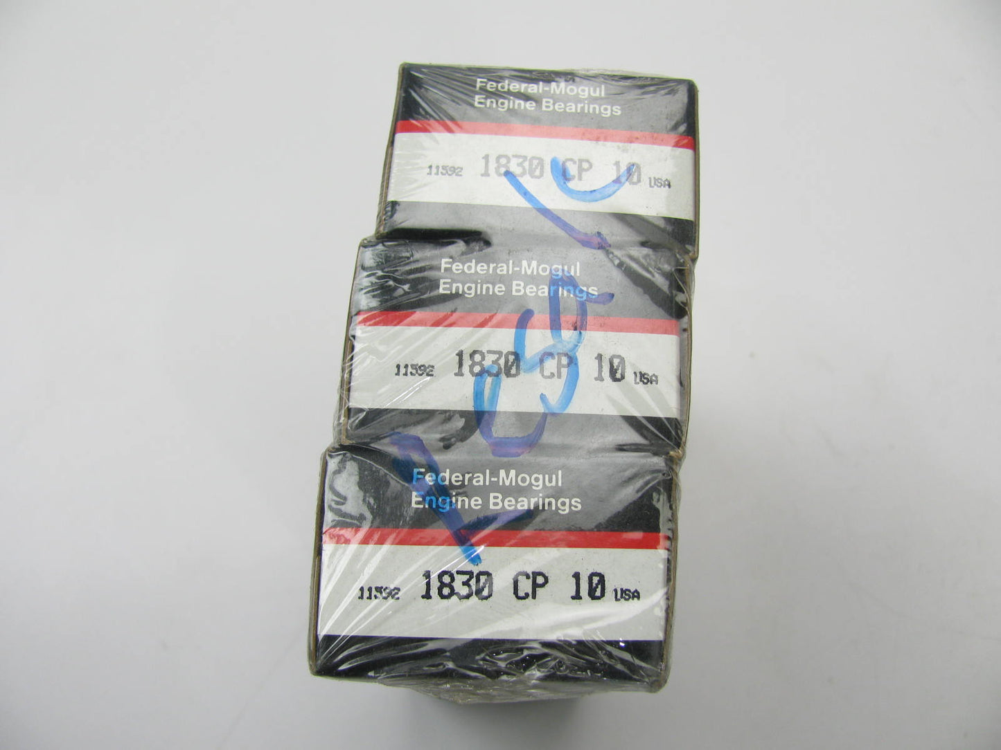 (6) Federal Mogul 1830CP-10 Connecting Rod Bearings .010'' 51-63 Ford 215 223-L6