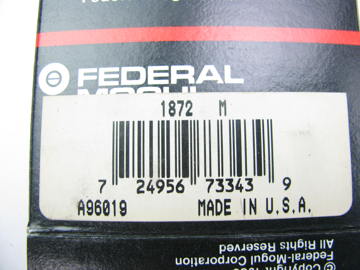 Federal Mogul 1872M Camshaft Bearings - Standard For 1978-92 VW Audi 2.2L 2.3L