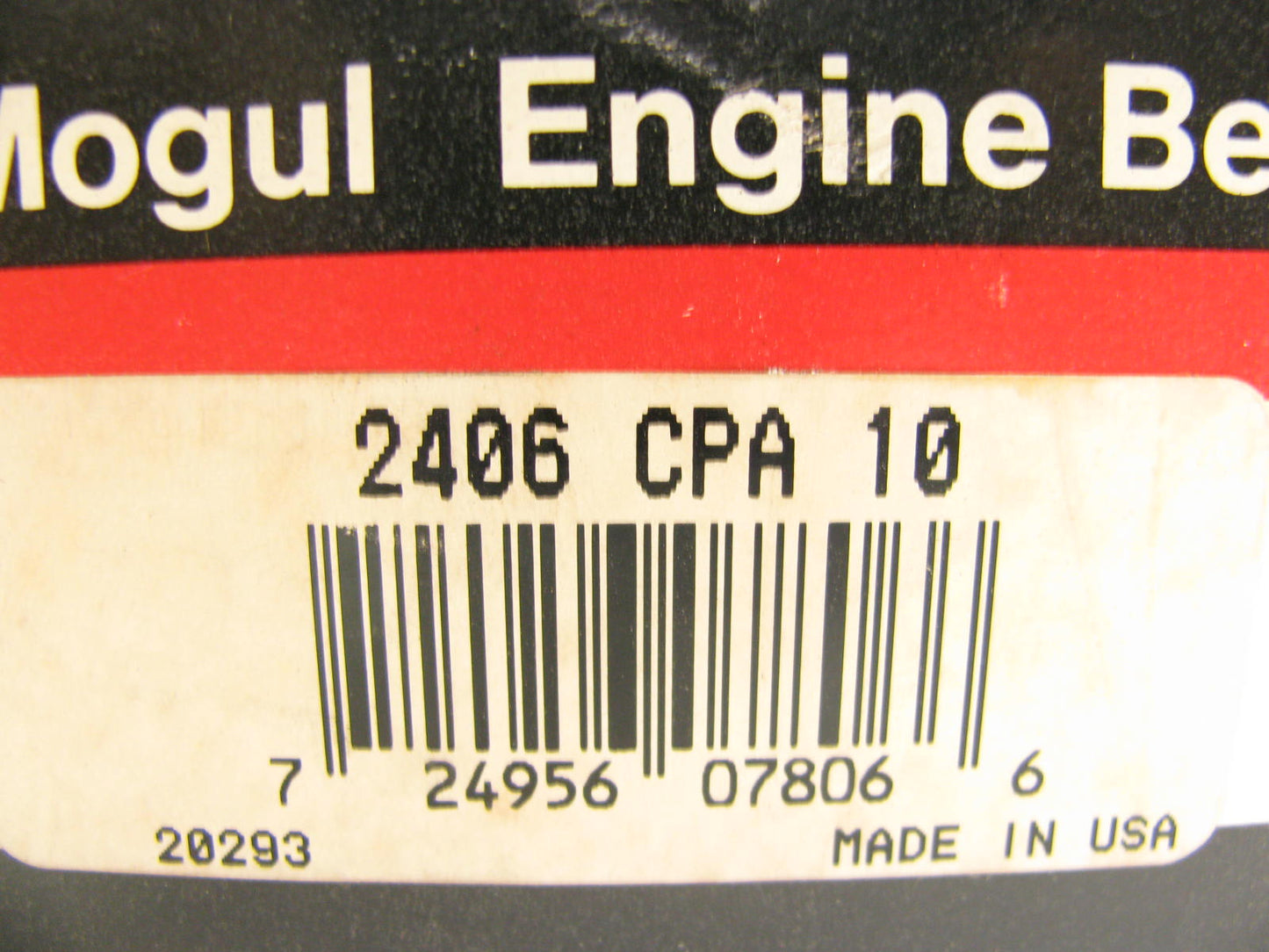Federal Mogul 2406CPA10 Engine Main Bearing .010'' for Detroit Diesel 71 Series