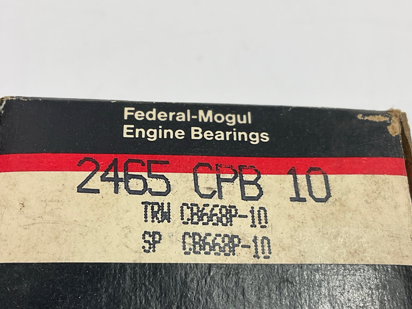 Federal Mogul 2465CPB-10 Connecting Rod Bearing .010'' 1961-1967 Ford 223 262-L6