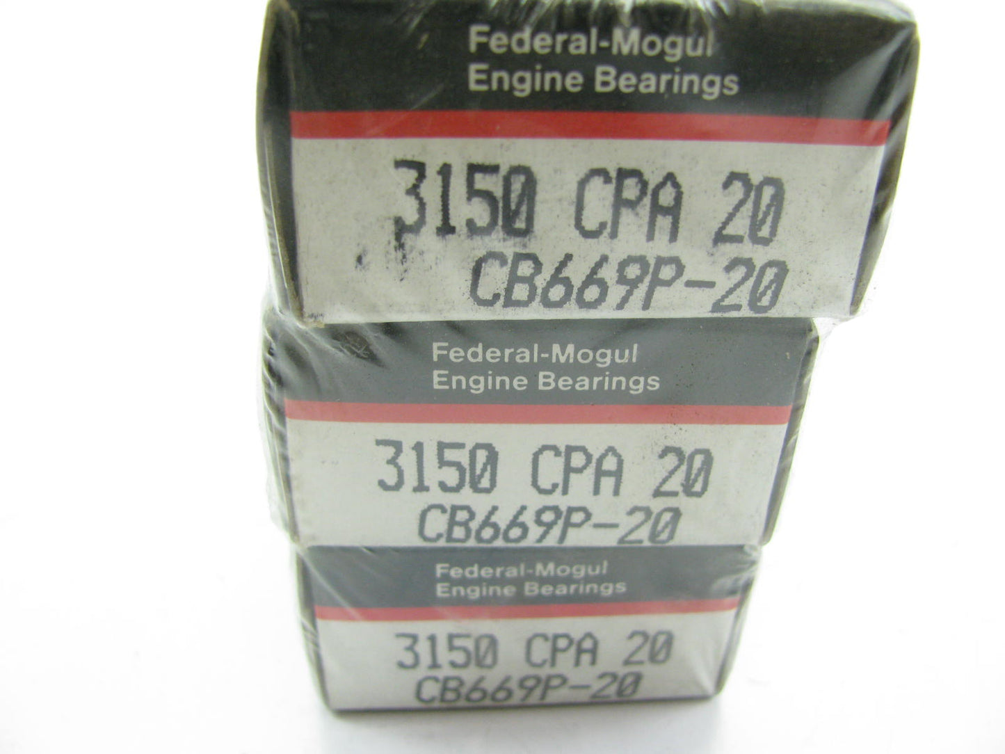 Federal Mogul 3150CPA 0.020'' SIZE Rod Bearings - Ford 240 300 4.9L I6 Truck