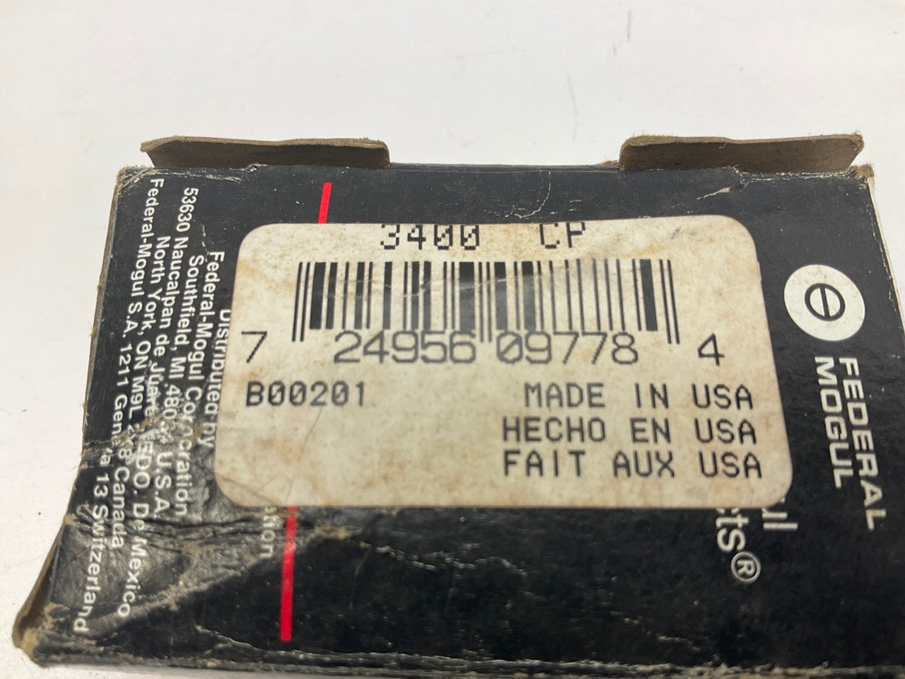Federal Mogul 3400CP Connecting Rod Bearing STD 1970-1982 Ford 351C 351M 400-V8