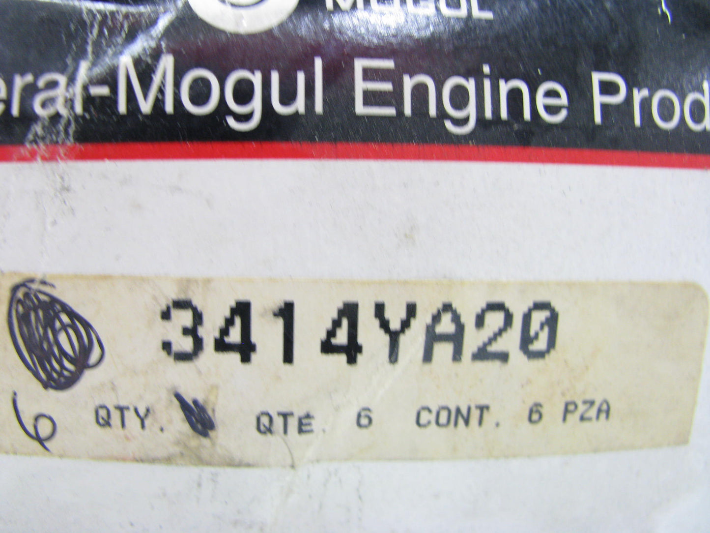 (6) Federal Mogul 3414YA20 Piston Pin Bushing For John Deere 531 5010 6030 7520