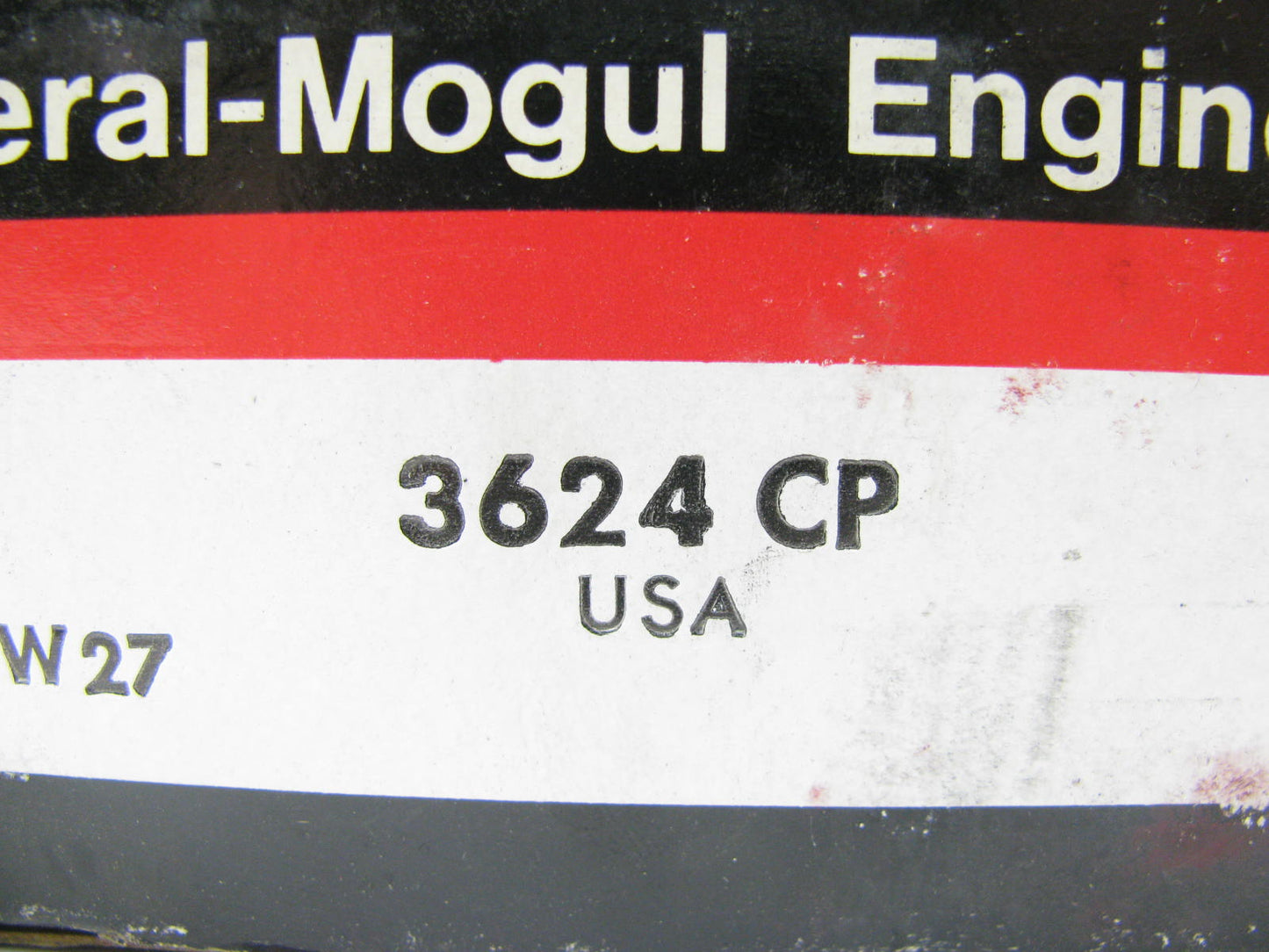 Federal Mogul 3624CP Main Bearing - Standard For IHC DT414 DT436 DT466