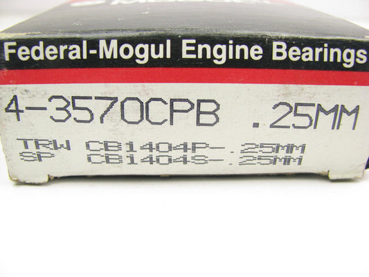 Federal 4-3570CPB-25MM Rod Bearings .25mm 1972-1993 GM Isuzu 1.8L 1.9L 2.3L