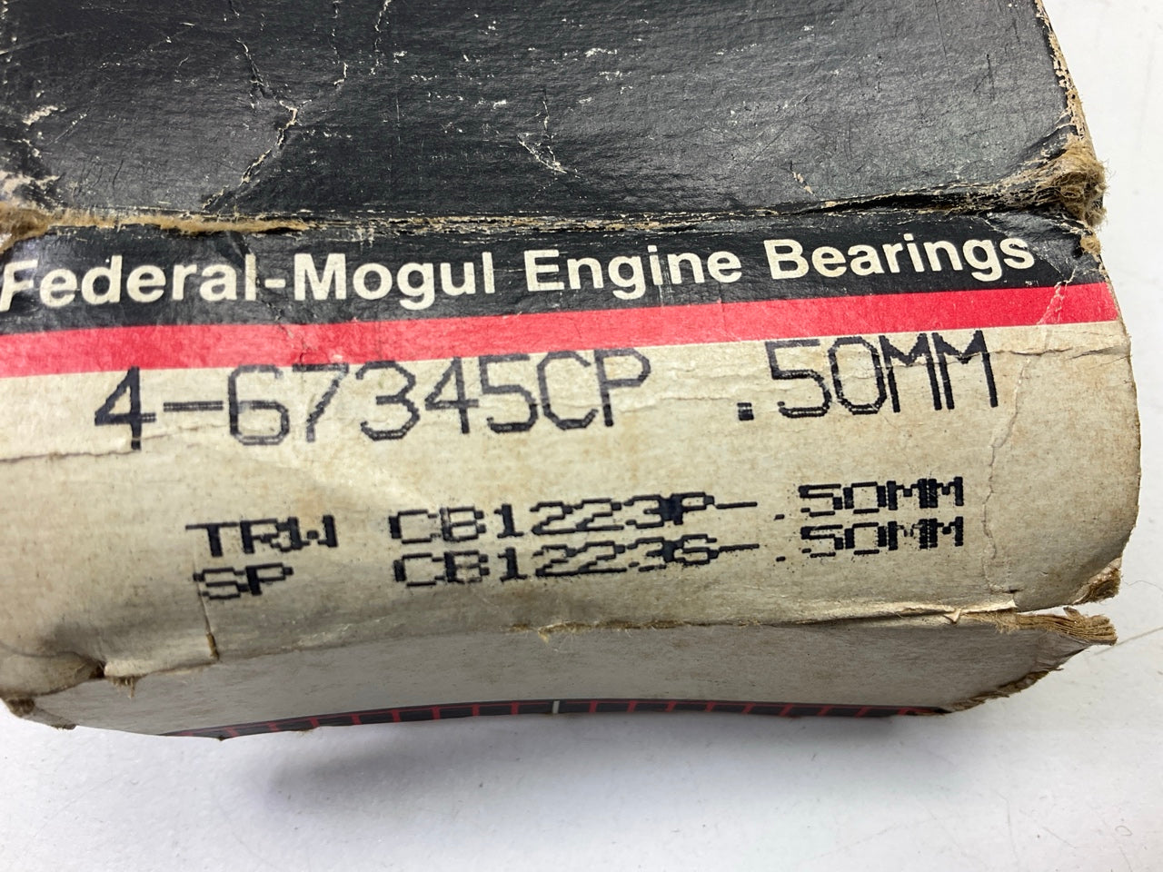 Federal Mogul 4-67345P-50MM Connecting Rod Bearings .50mm 75-83 Honda 1.5L 1.6L