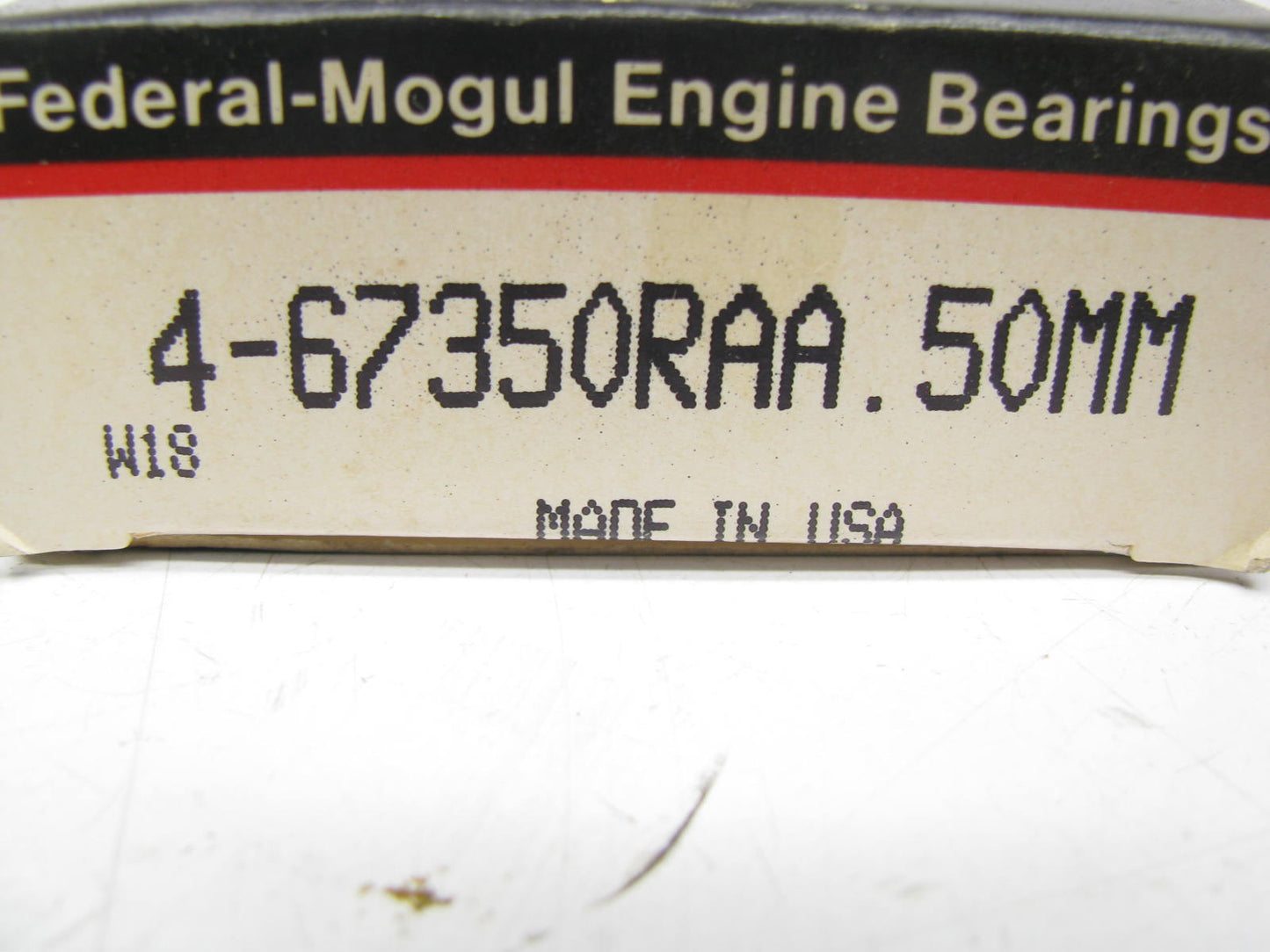 Federal Mogul 4-67350RAA-50MM Connecting Rod Bearings .50mm 1972-1984 Mazda 1.8L