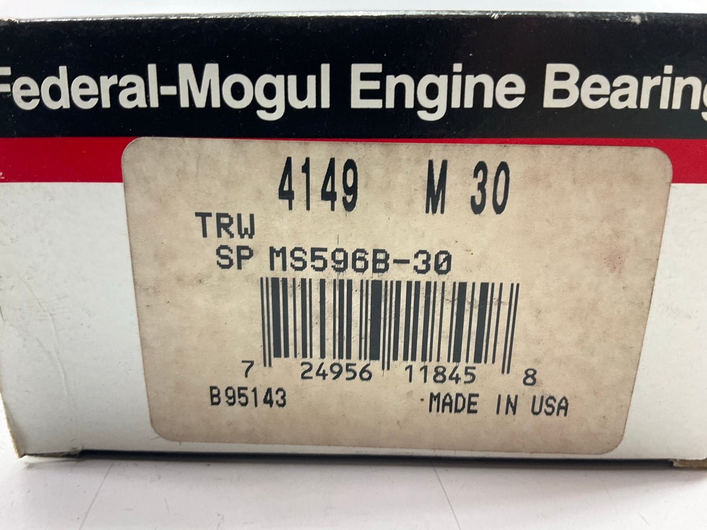 Federal Mogul 4149M30 Engine Main Bearings .030'' For Case 148 159 164