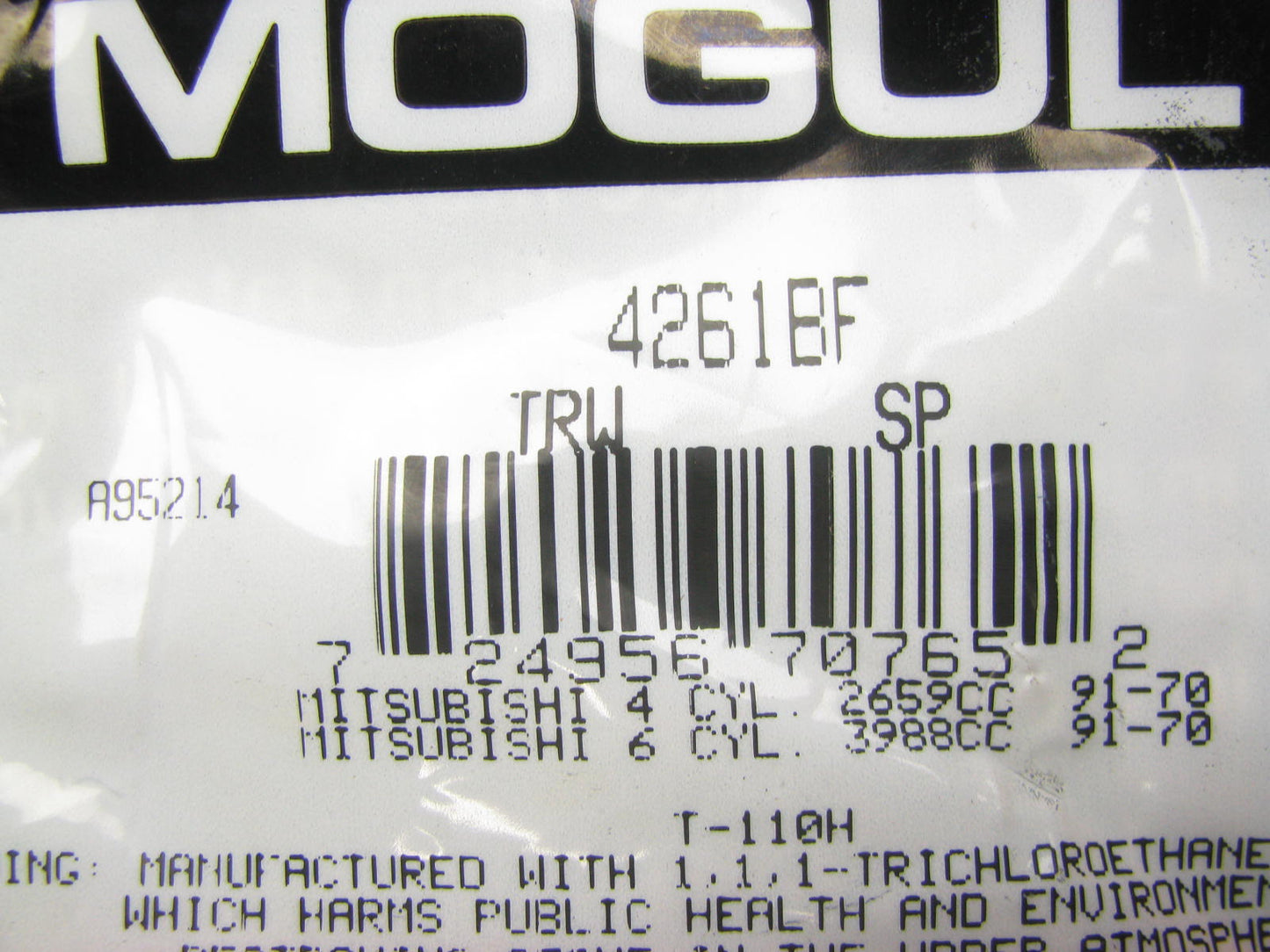 Federal Mogul 4261BF Thrust Washers - Mitsubishi 2.7L 4.0L DIESEL Fuso, Forklift