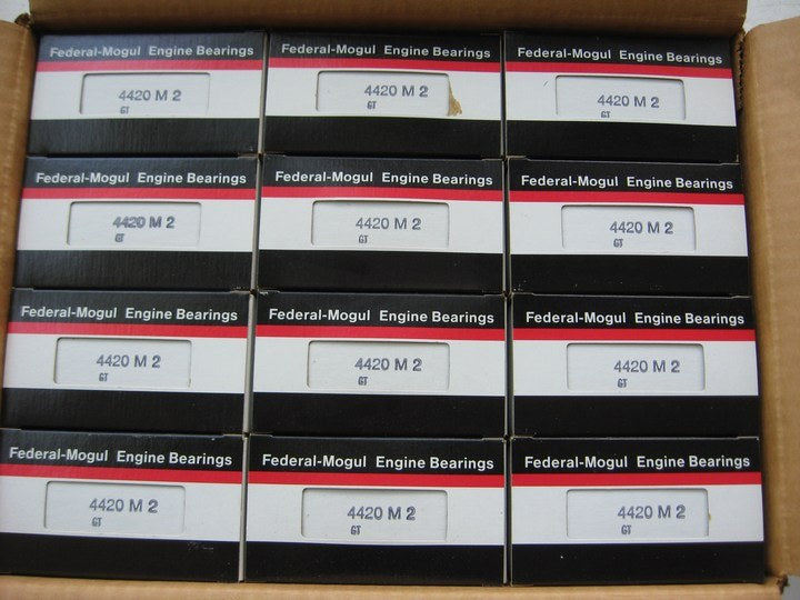 1966-UP Ford FE 360 390 V8 Main Bearings 0.002'' Size Federal Mogul 4420M2