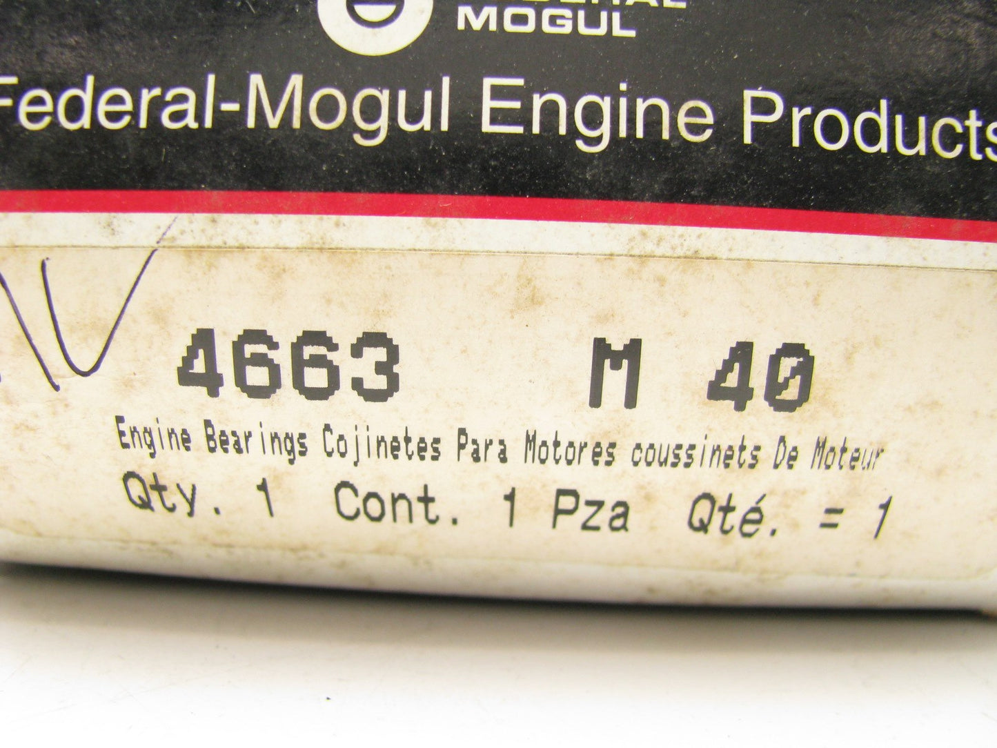 Federal Mogul 4663M-40 Main Bearings .040'' Chevrolet SBC 267 302 307 327 350-V8