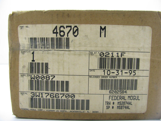 Federal Mogul 4670M Engine Main Bearings STD For John Deere 152 164 179 303 329