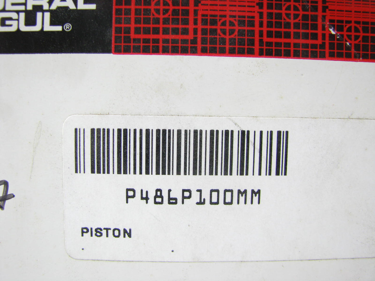 (4) Federal Mogul 486P-100MM Engine Piston 1.00mm 1977-1978 Mazda 1.8L-L4