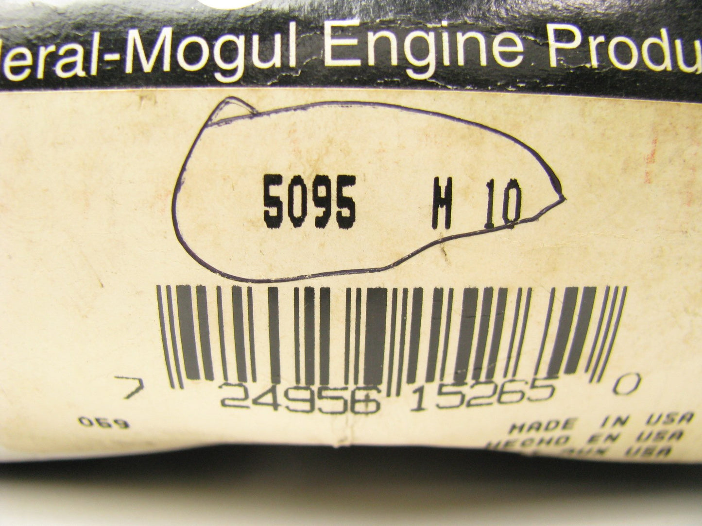 Federal Mogul 5095M-10 Engine Crankshaft Main Bearings Set - .010'' Undersize