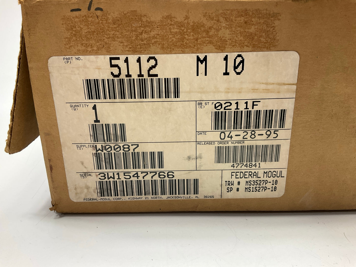 Federal 5112M-10 Main Bearings .010'' For John Deere 254 270 404A 404T 404D