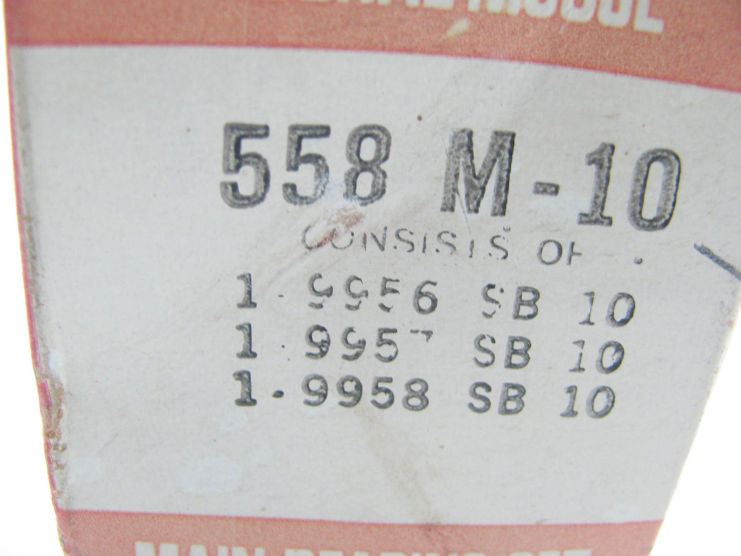 Federal Mogul 558M-10 Engine Main Bearings .010'' For 1954-1969 Jeep 134