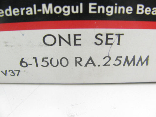 Federal Mogul 6-1500RA-25MM Connecting Rod Bearings .25mm 1988-1992 Toyota 4.0L