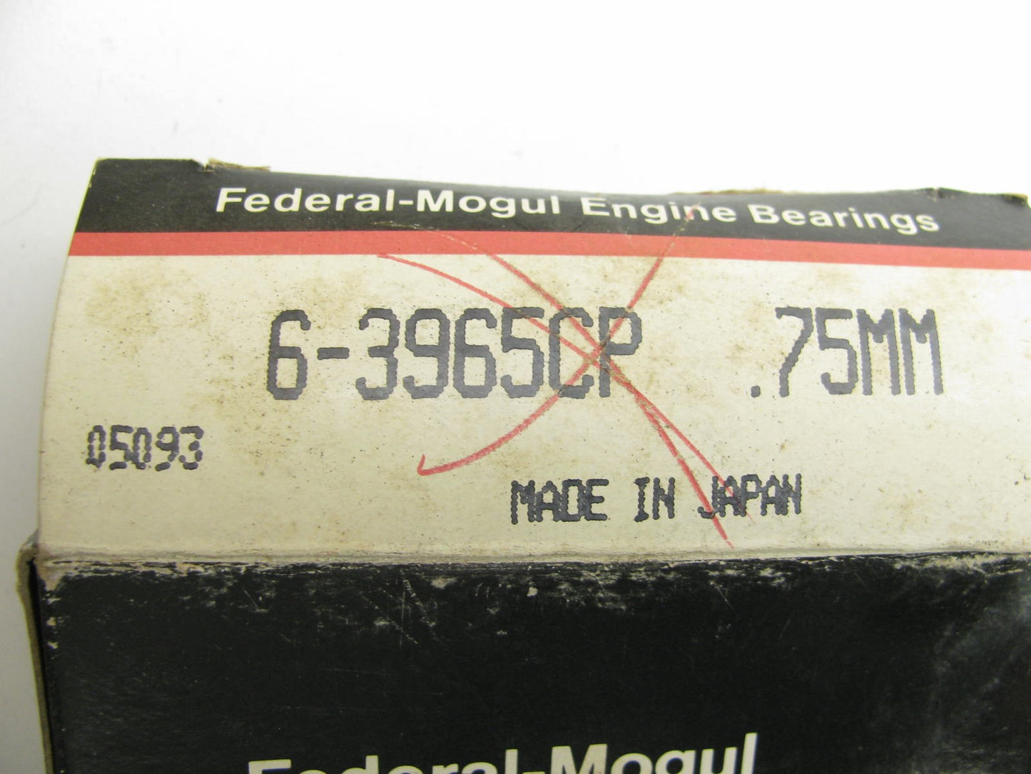 Federal 3965CP Rod Bearing Set - .75mm Undersize - TOYOTA M, 2M, 3M, 4M, 5M