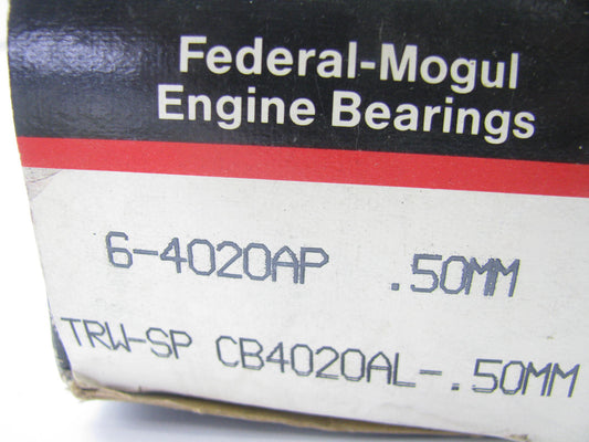 Federal 6-4020AP-50MM Connecting Rod Bearings .50mm 1980-2003 GM 2.8L 3.1L 3.4L