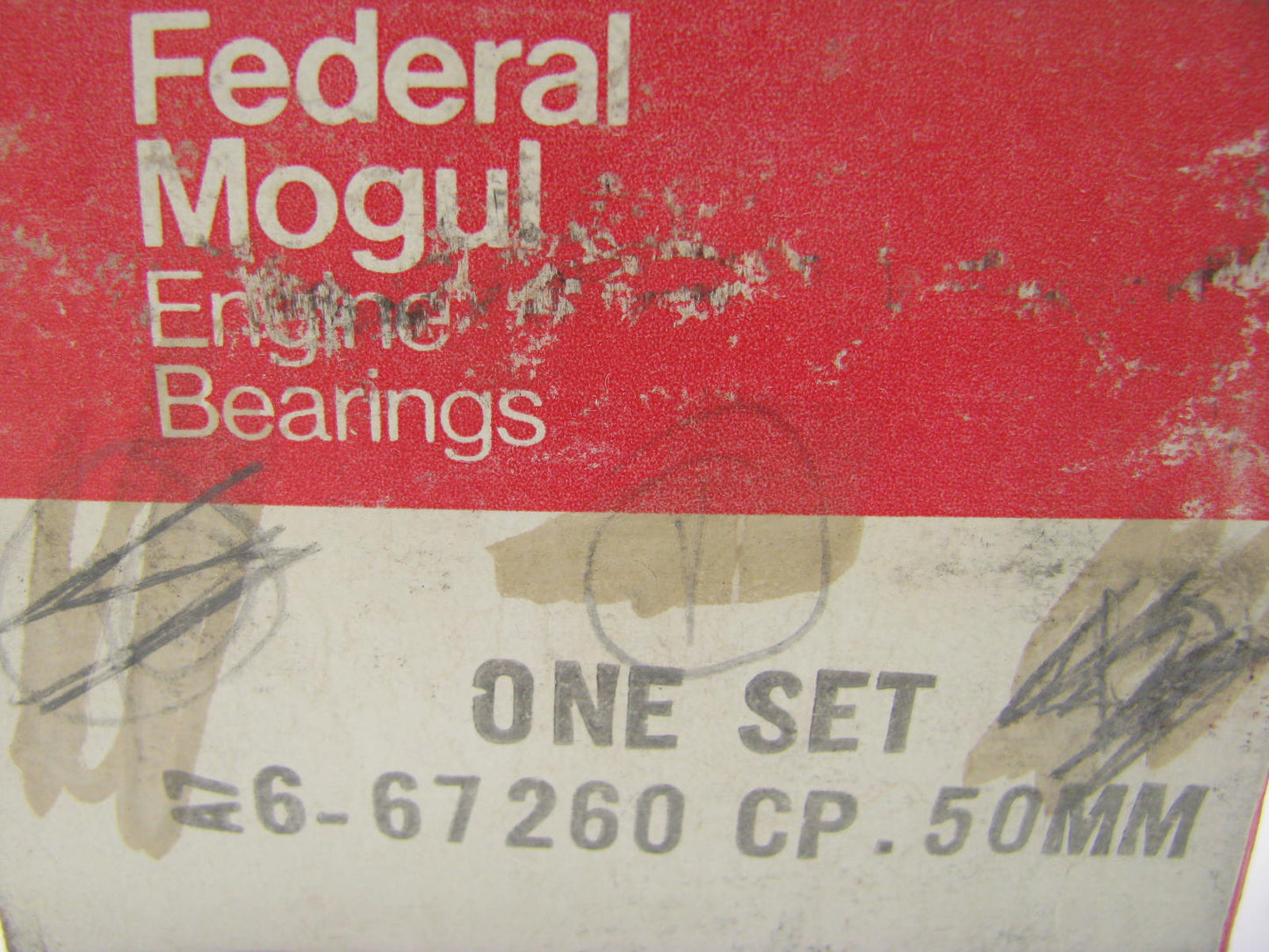 Federal 67260CP Connecting Rod Bearings .050'' For Nissan SD33 DIESEL