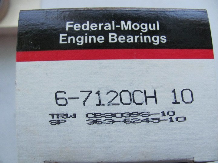 Federal 6-7120CH-10 Connecting Rod Bearings .010'' 1977-1993 Buick 3.8L 4.1L-V6