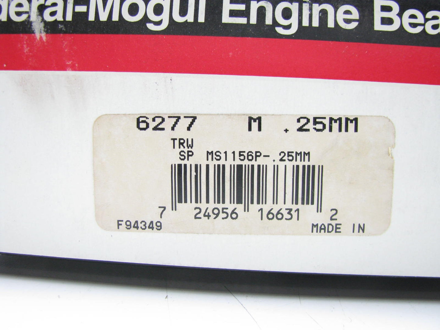 MACK 335 377 5.5L 6.2L I6 Renault Turbo Diesel Main Engine Bearings 0.25mm Size