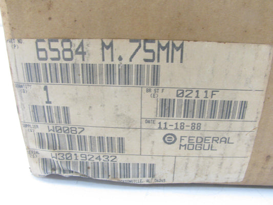 Federal 6584M75MM Engine Main Bearings .75mm 1968-1982 Mercedes OM355 Diesel