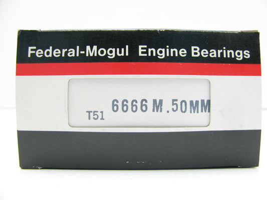 Federal Mogul 6666M-50MM Engine Main Bearings .50mm For Datsun D11 D12 Forklift